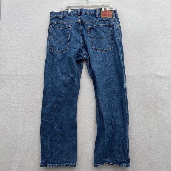 Levis 517 Jeans Mens 38x30 (36x29) Blue Medium Wash Bootcut Western Rodeo Cowboy - Picture 12 of 12